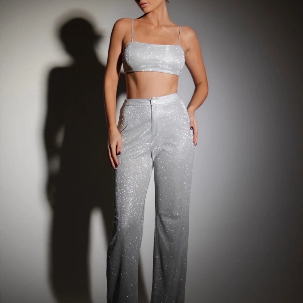 NEW lemonlunar glitter pant top set
